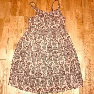 Old Navy Pink Paisley Summer Dress